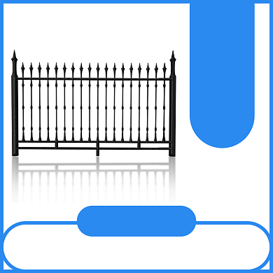 铁栅栏护栏隔离栏电商平台直通车主图背景