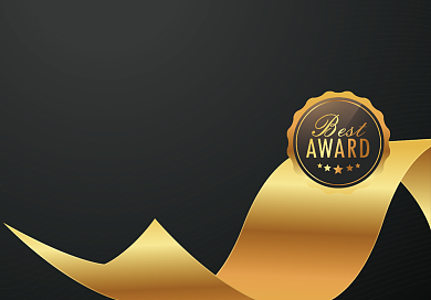 黑金大气荣誉证书设计背景