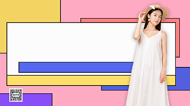 时尚吸眼套装手机海报背景