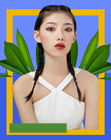 女装时尚风潮流促销海报背景