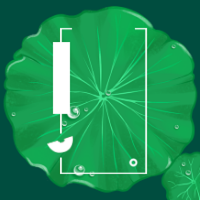 小暑传统节气简约插画公众号次图背景