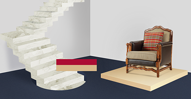 简约时尚家居沙发海报背景