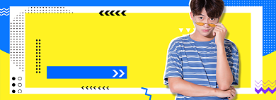 夏日男装上新电商服装banner背景