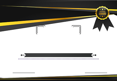 黑金色简约大气荣誉证书背景