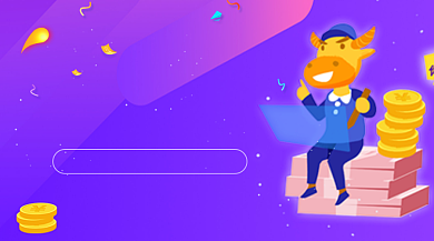 股票金融理财卡通插画手机横图背景