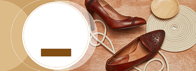 夏季皮鞋女鞋促销banner背景
