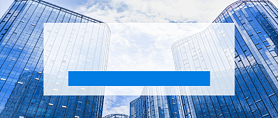 世界建筑日蓝色简约新媒体配图背景