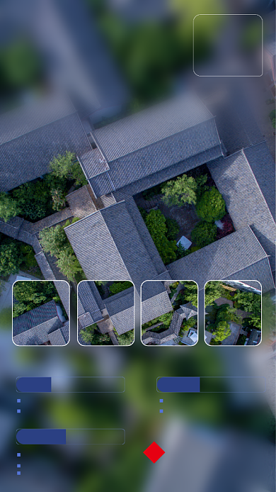 江南小镇组团旅游手机海报背景