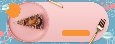 外卖店招美团甜品店背景