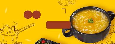 外卖店招美团粥店背景