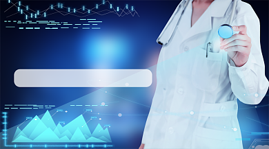 中老年医疗知识讲座课程封面背景