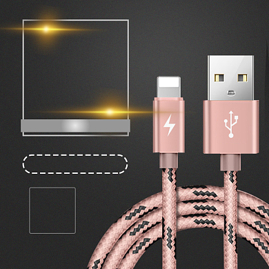 手机数据线闪充电商主图直通车背景