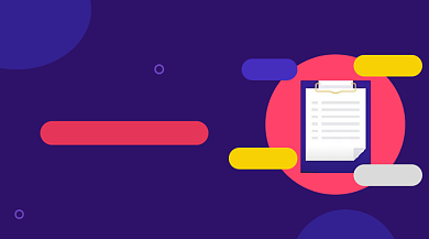 省钱攻略简约插画手机横图背景