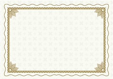 复古欧式花边荣誉证书背景