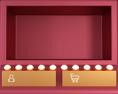 拼团购物优惠立体小程序封面背景