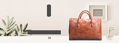 男包手提袋行李包促销banner背景