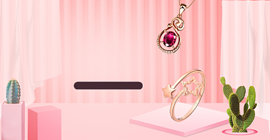 七夕情人节珠宝手饰促销海报背景