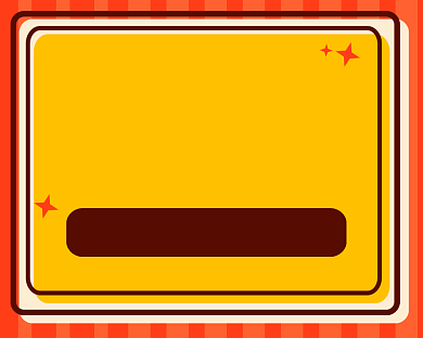 橙色简约美食大放送餐饮小程序封面背景