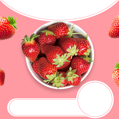 粉红色丹东大草莓电商平台直通车主图背景
