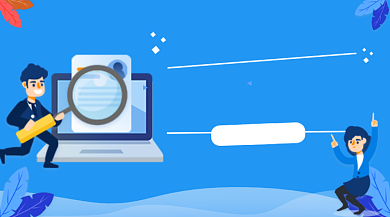 毕业招聘会简约插画手机横图背景