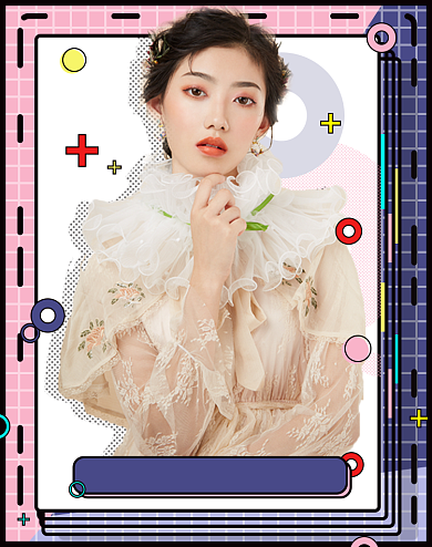 孟菲斯直播主播个性海报背景