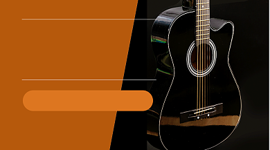 吉他基础入门系列课程封面背景