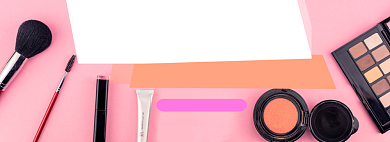 夏日美妆促销电商淘宝banner图背景