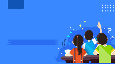 高考难点突破培训简约插画手机横图背景