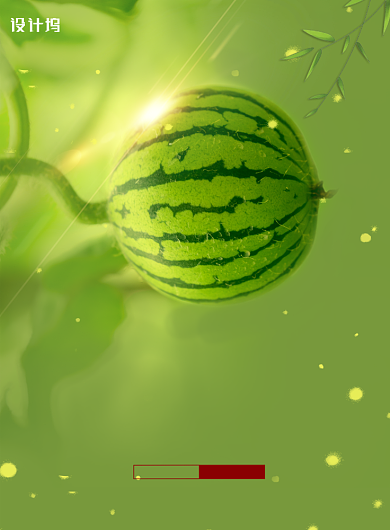 二十四节气小暑农业宣传海报背景