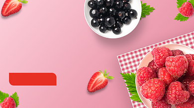 简约新鲜水果配送手机横图背景