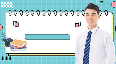 学渣逆袭冲刺培训孟菲斯几何手机横图背景