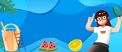 二十四节气小暑公众号首图背景