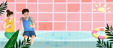 大暑来啦盘点哪些解暑秘籍公众号首图背景