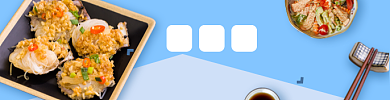 外卖海报饿了么海鲜banner背景