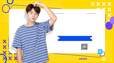 精品男装夏日必备手机海报背景