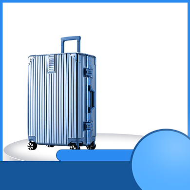 进口行李箱电商平台直通车主题背景