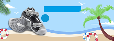 狂暑季新品五折抢banner背景