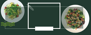 新鲜沙拉免费配送背景