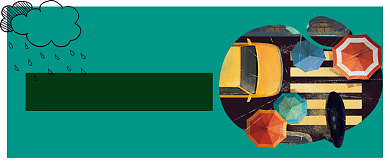 梅雨时注意交通安全公众号首图背景