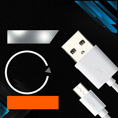 黑色数码手机数据线电商主图直通车背景