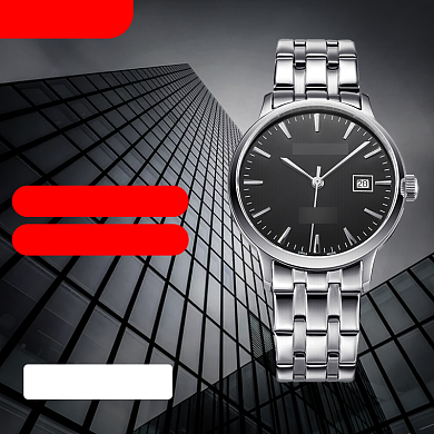 男士手表商务科技电商主图直通车背景