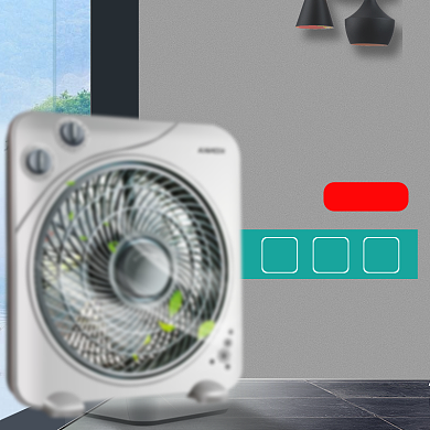 迷你小风扇桌面家用降温神器主图背景