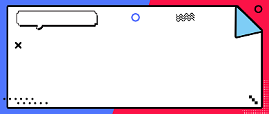 蓝色孟菲斯网络词汇公众号首图背景