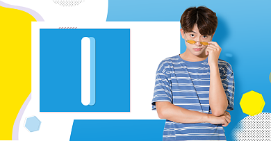 夏季时尚男装促销海报背景