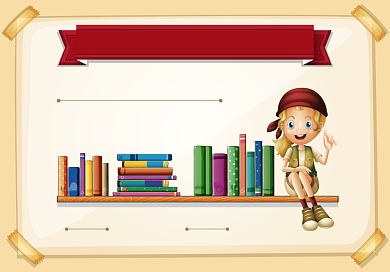 卡通风格人物幼儿园学生毕业证书背景