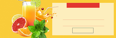 饿了么夏季饮品果汁奶茶店招背景