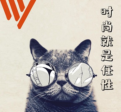 猫咪酷时尚就是任性朋友圈封面