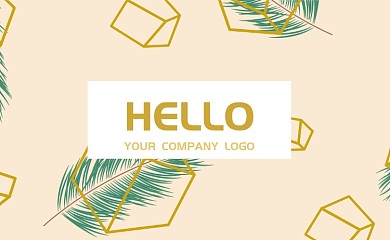 简约潮流时尚粉色商务个人名片