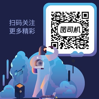 简约个性卡通创意二维码扫描新媒体配图