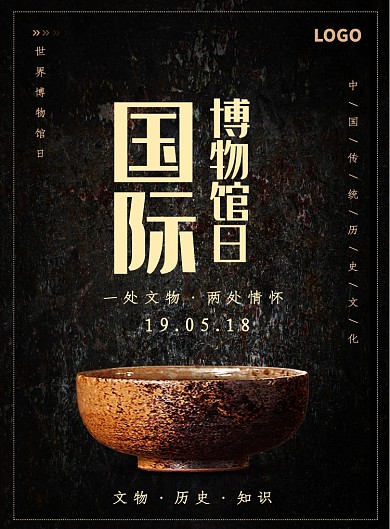 创意文物国际博物馆日海报